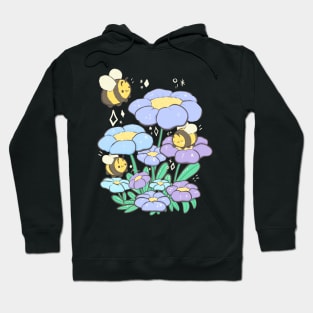 Bees and flowers Hoodie